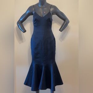Elegant Navy Blue/Black Dress